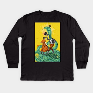 SNAKE CHARMER Kids Long Sleeve T-Shirt